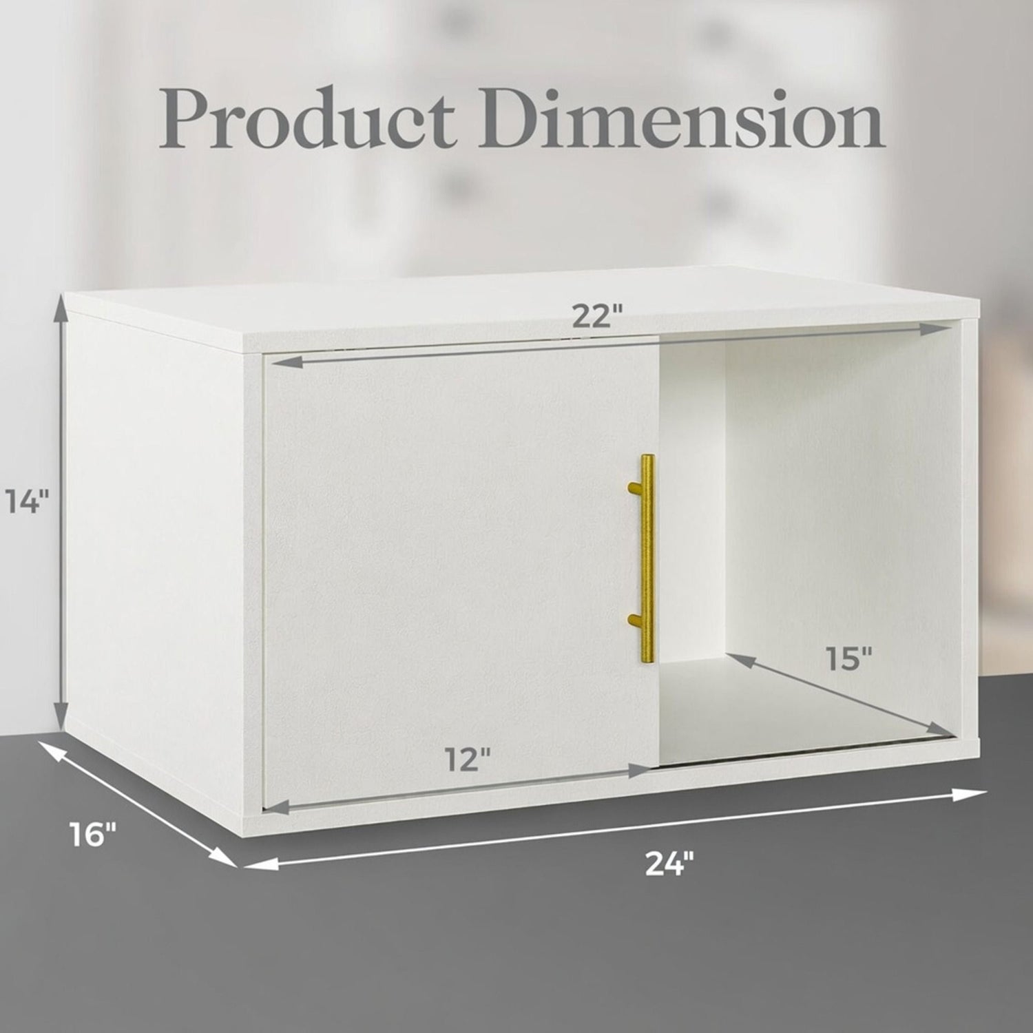 Cube Storage Organizer With Sliding Door Stackable Modular Bookshelf &amp; Storage Cabinet - White