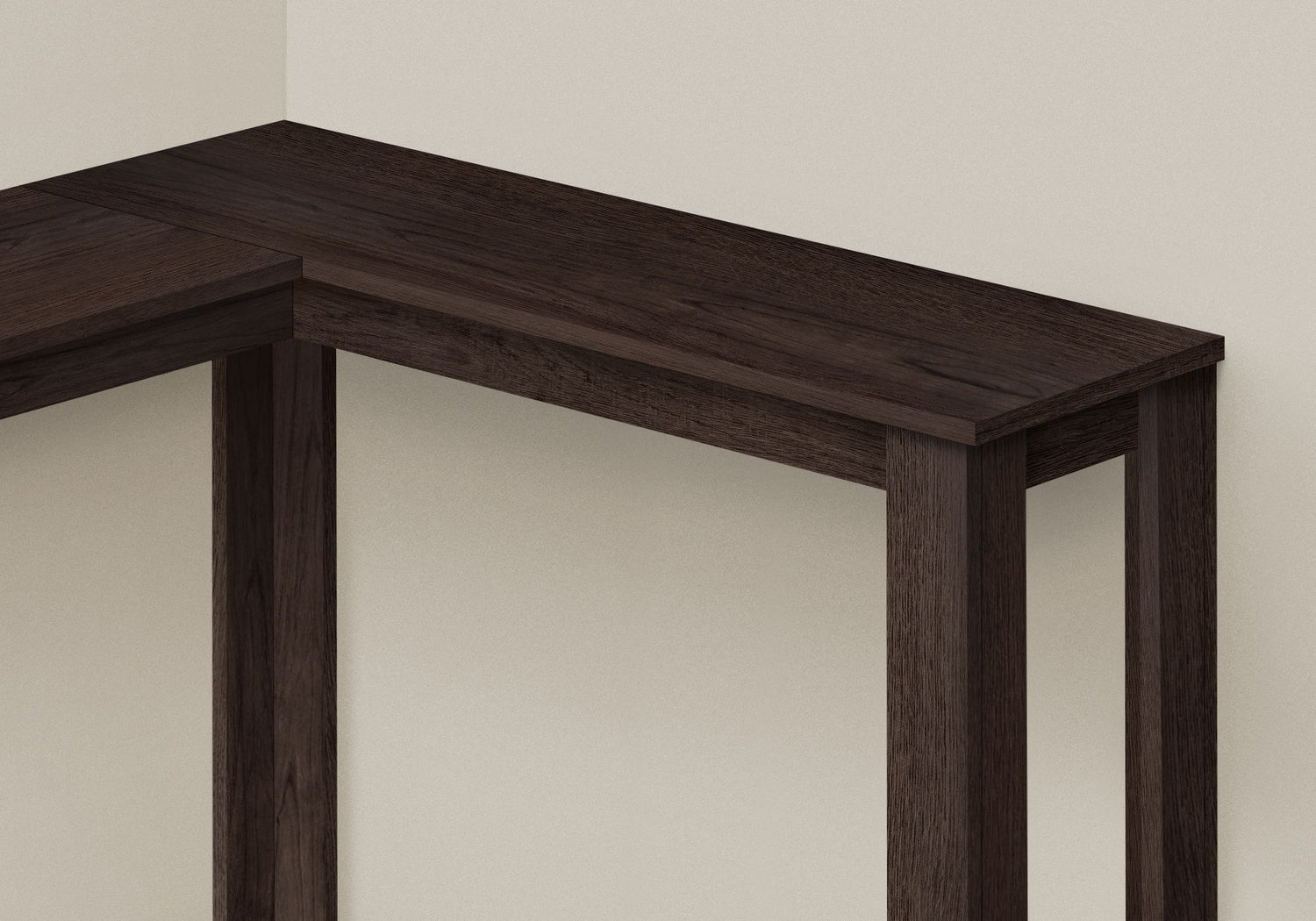 Corner Accent Console Table For Entryway, Unique Design Contemporary &amp; Modern