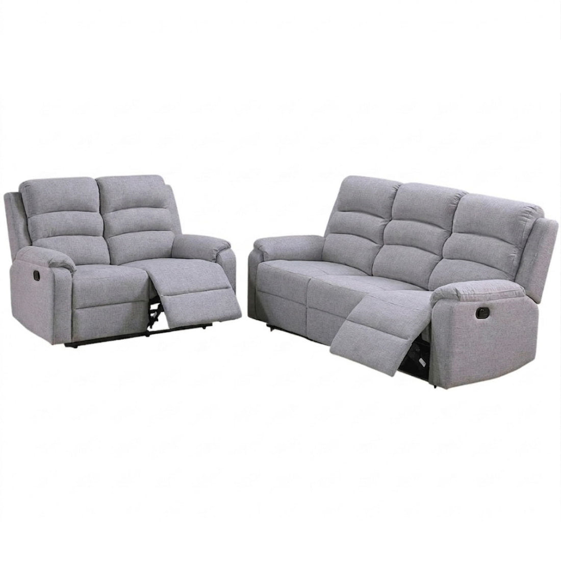 Modern Living Room Set With Manual Recliner