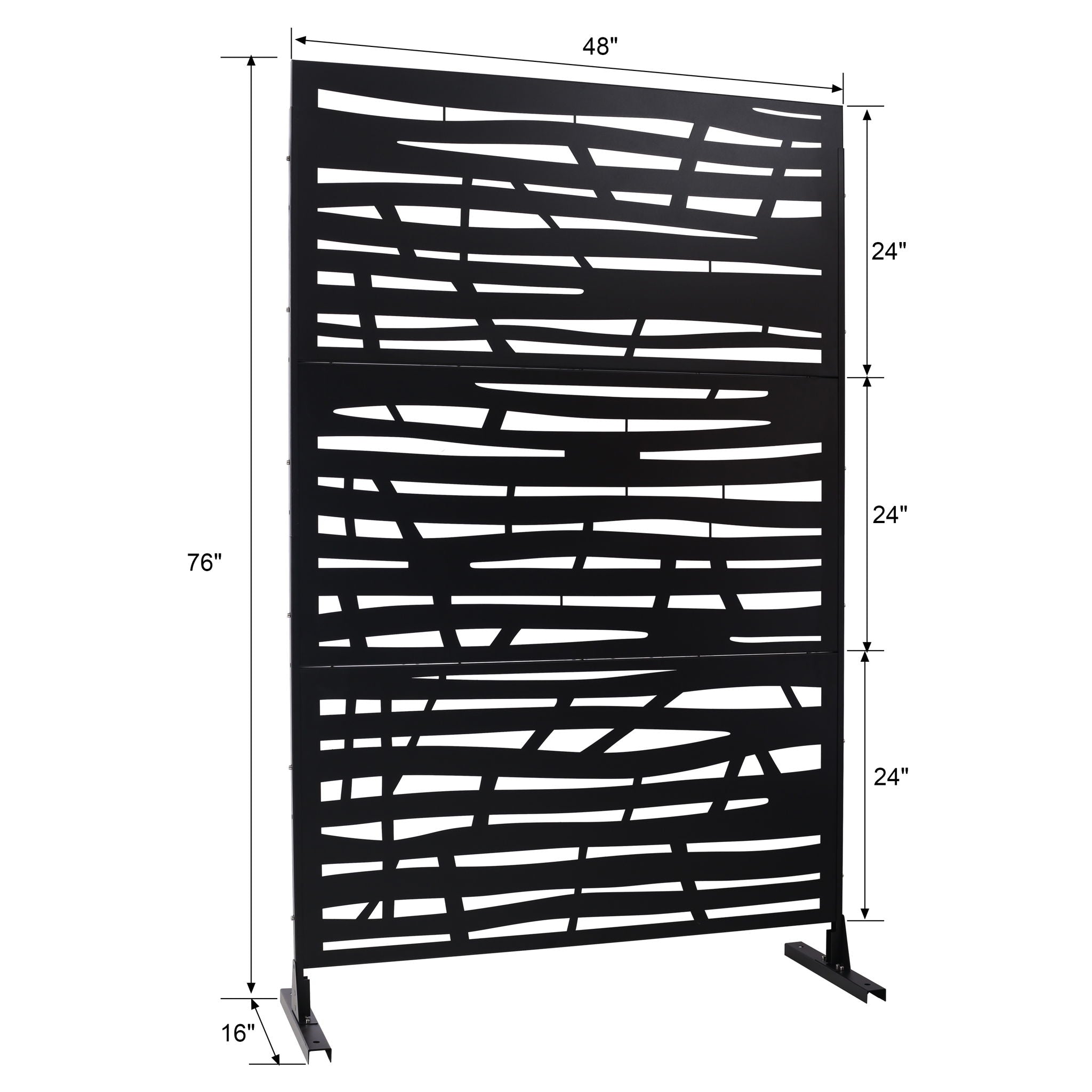 Outdoor &amp; Indoor Privacy Screen Metal Privacy Screen
