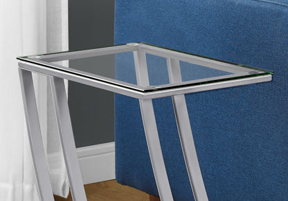 Accent Table, C - Shaped, Sturdy Construction, Contemporary &amp; Modern
