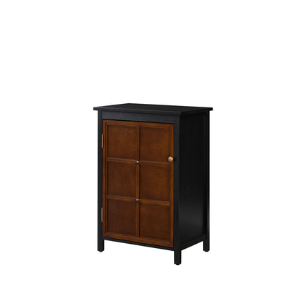Floor Cabinet With Doors &amp; Adjustable Shelf, Storage Cabinet For Entryway