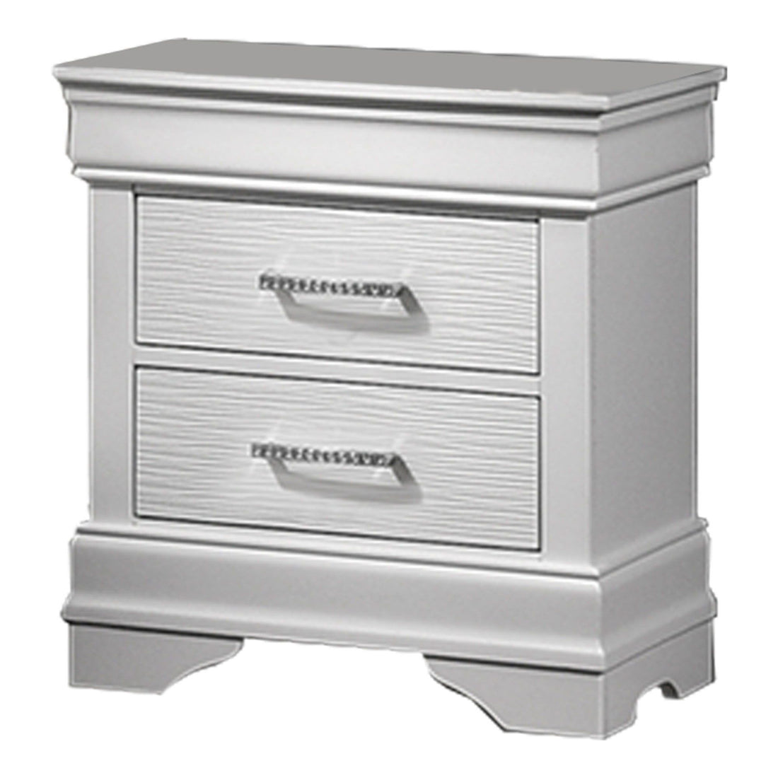 Nightstand With Drawers - White