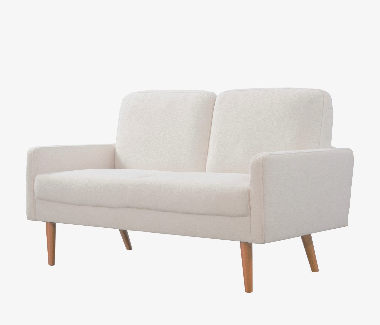 Loveseat Sofa, European Style With Sleek Design, Modern &amp; Vintage Flair, Upholstered 2 Seater Couch
