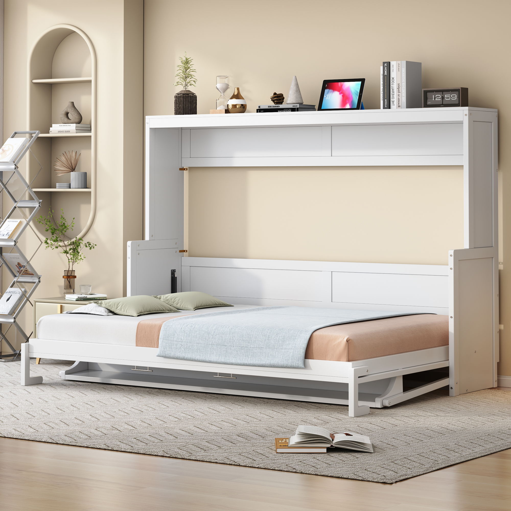 Murphy Bed With Hydraulic Lift &amp; Desk Design
