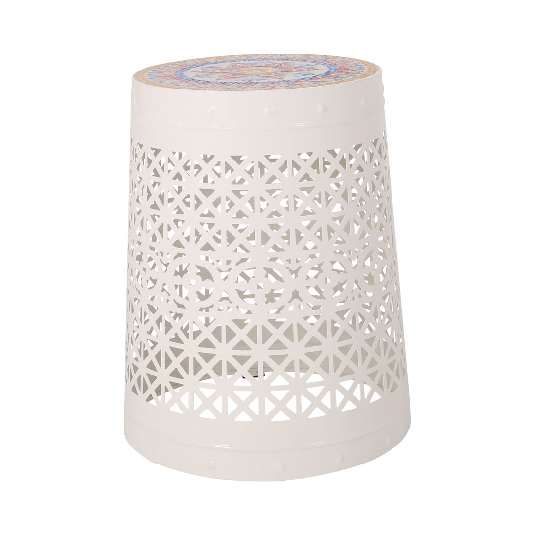 Cranbrook - Side Table With Tile Mosaic Top