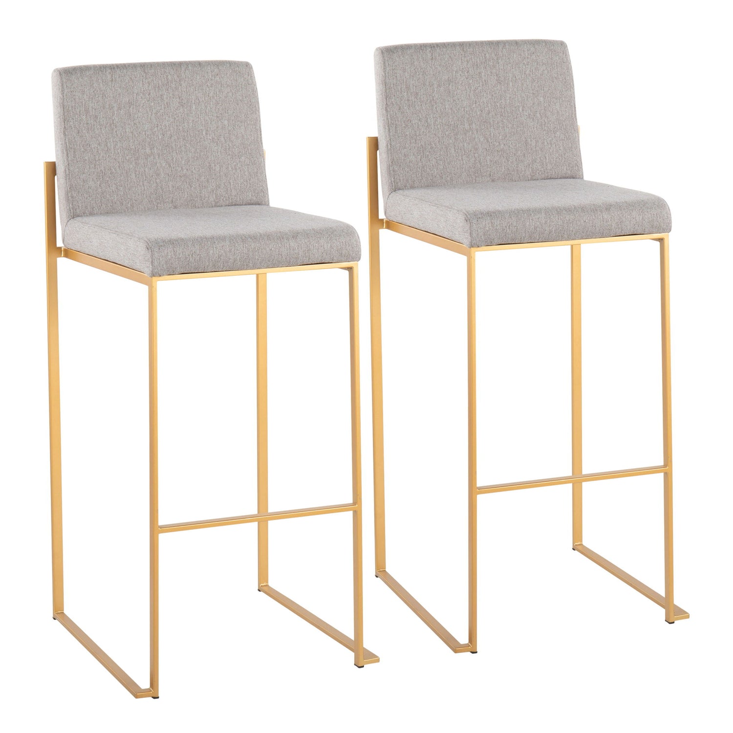 Fuji - Contemporary Design High Back Barstool