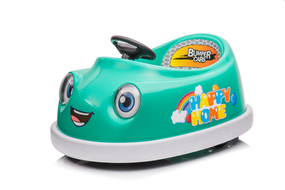 Bumper Car For Kids, 12V Dual Drive 1-6 Years Old Children&