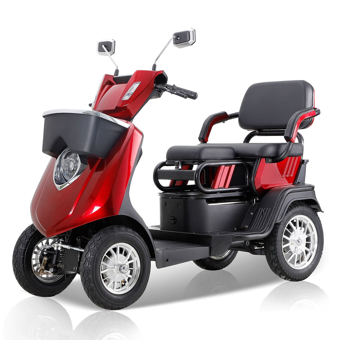 Heavy Duty 4 Wheel Mobility Scooters For Seniors &amp; Adults 500 Lbs Capacity