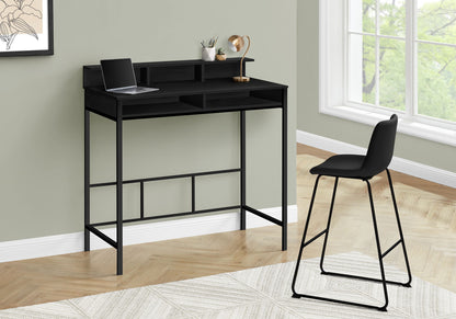 Computer Desk For Home Office, Standing, Storage Shelves, Laptop, Contemporary &amp; Modern