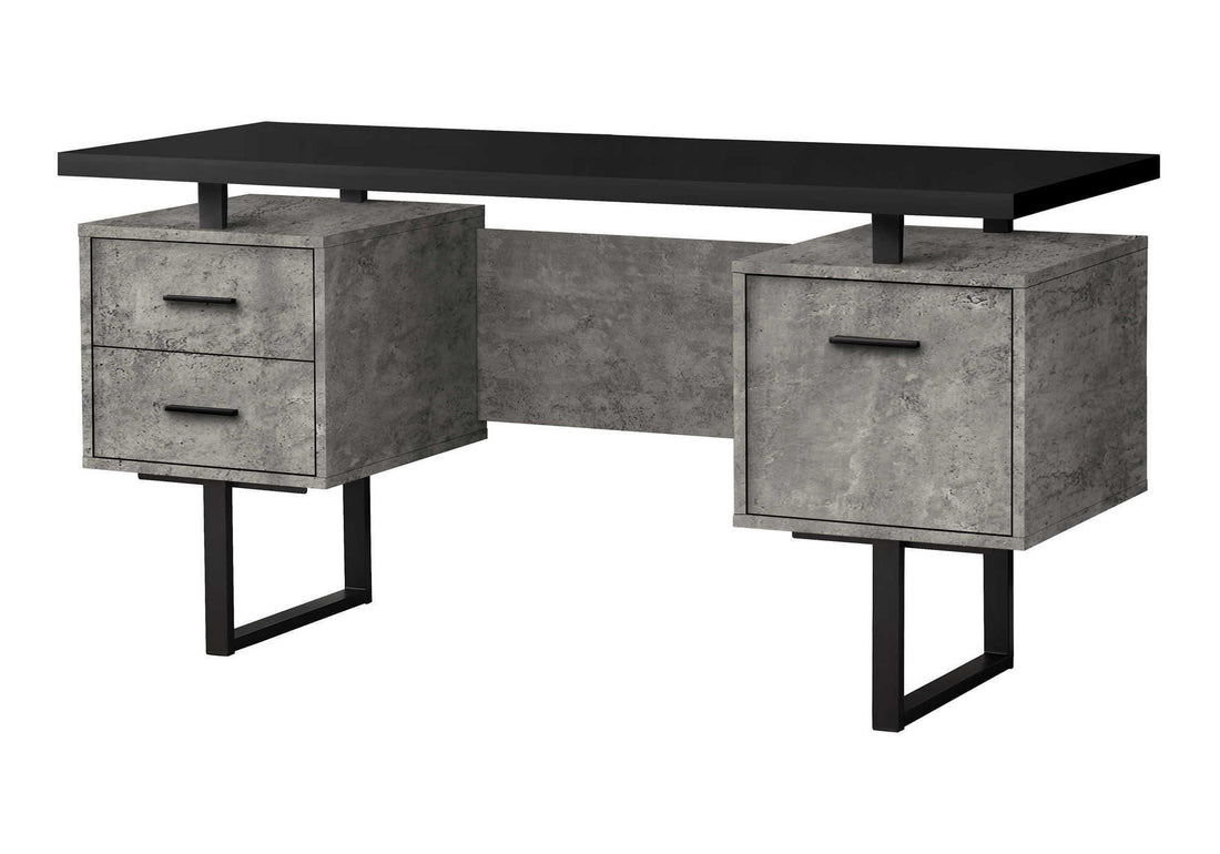 Computer Desk For Home Office, Laptop, Left, Right Set - Up, Storage Drawers, Contemporary &amp; Modern
