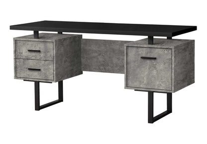 Computer Desk For Home Office, Laptop, Left, Right Set - Up, Storage Drawers, Contemporary &amp; Modern