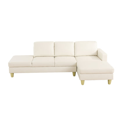 L - Shaped Sectional Sofa With Chaise &amp; Ottoman