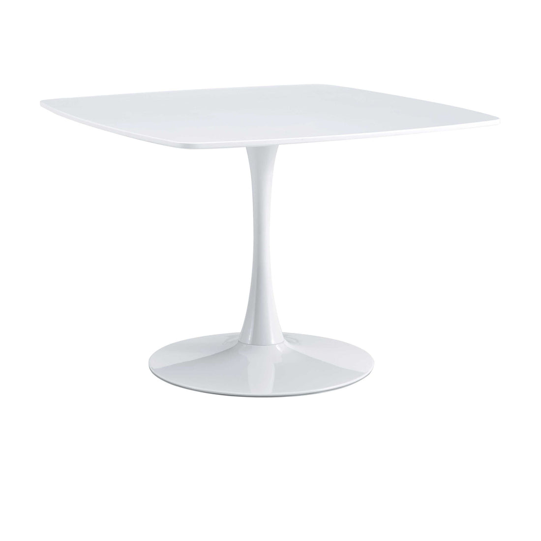 Table Mid-Century Dining Table For 4-6 People With Round Table Top, Pedestal Dining Table, End Table Leisure Coffee Table