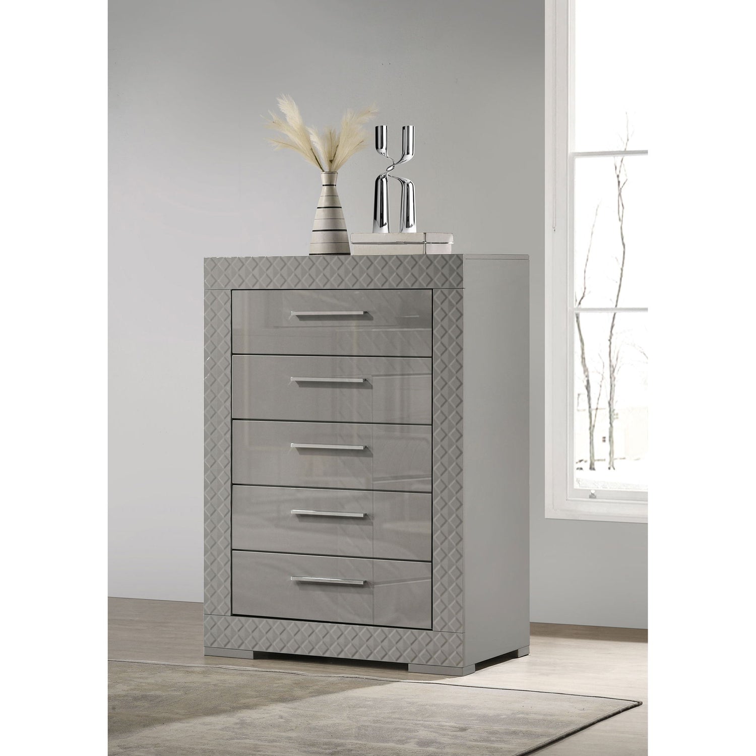 Pierce - 5 Drawer Bedroom Chest