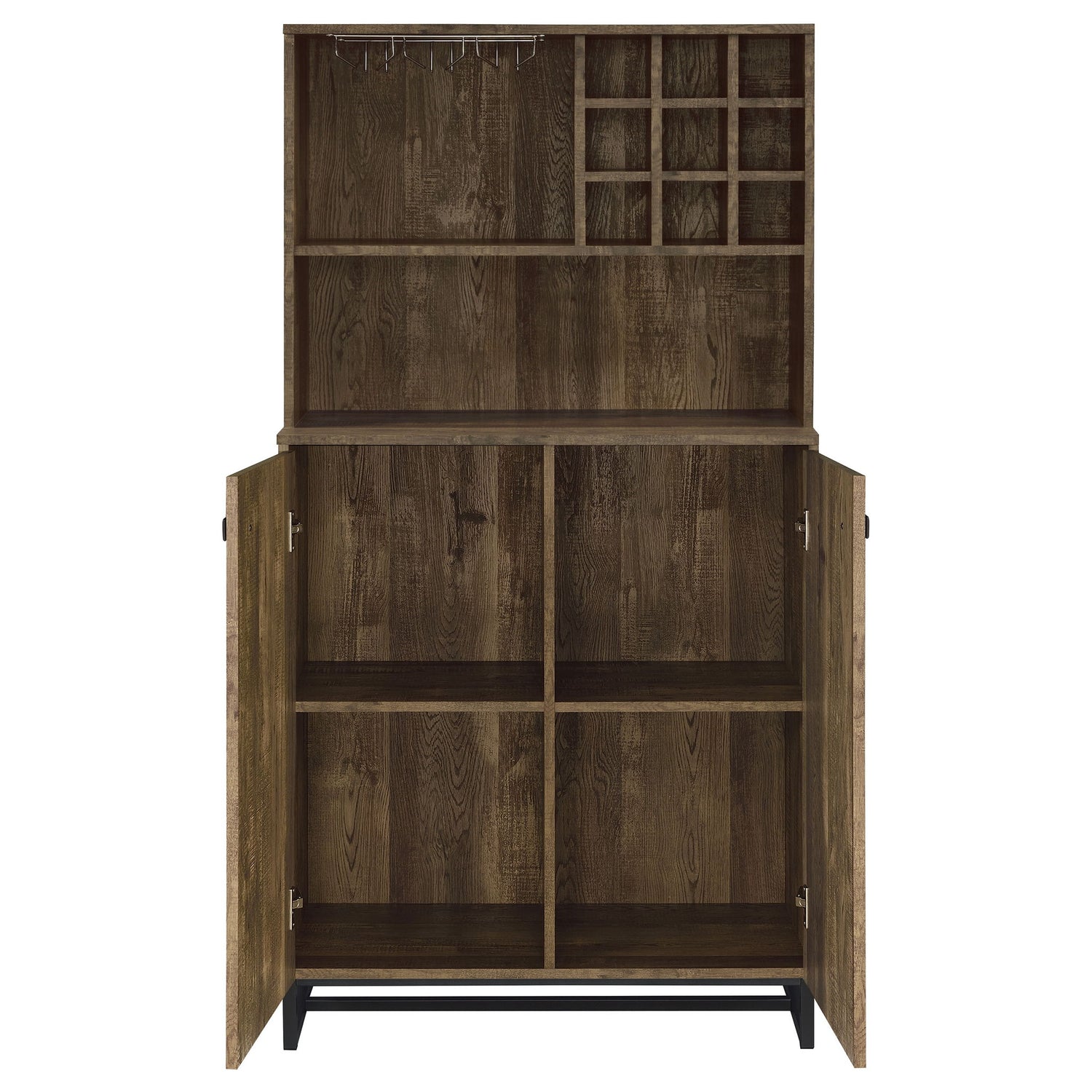 Harlie - 2 Door Wine Cabinet - Oak
