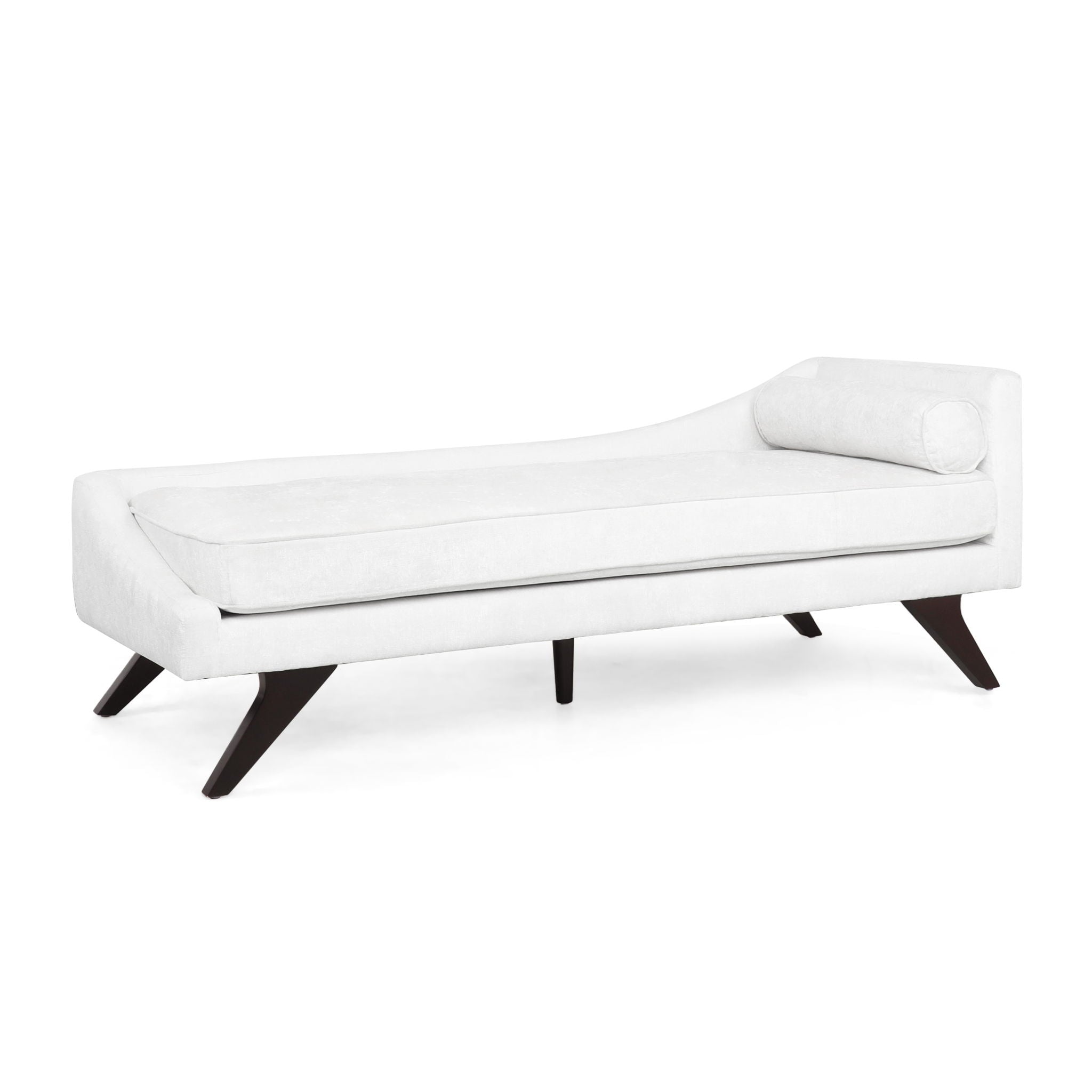 Etherealuxe - Chaise Lounge With Birch Splayed Legs