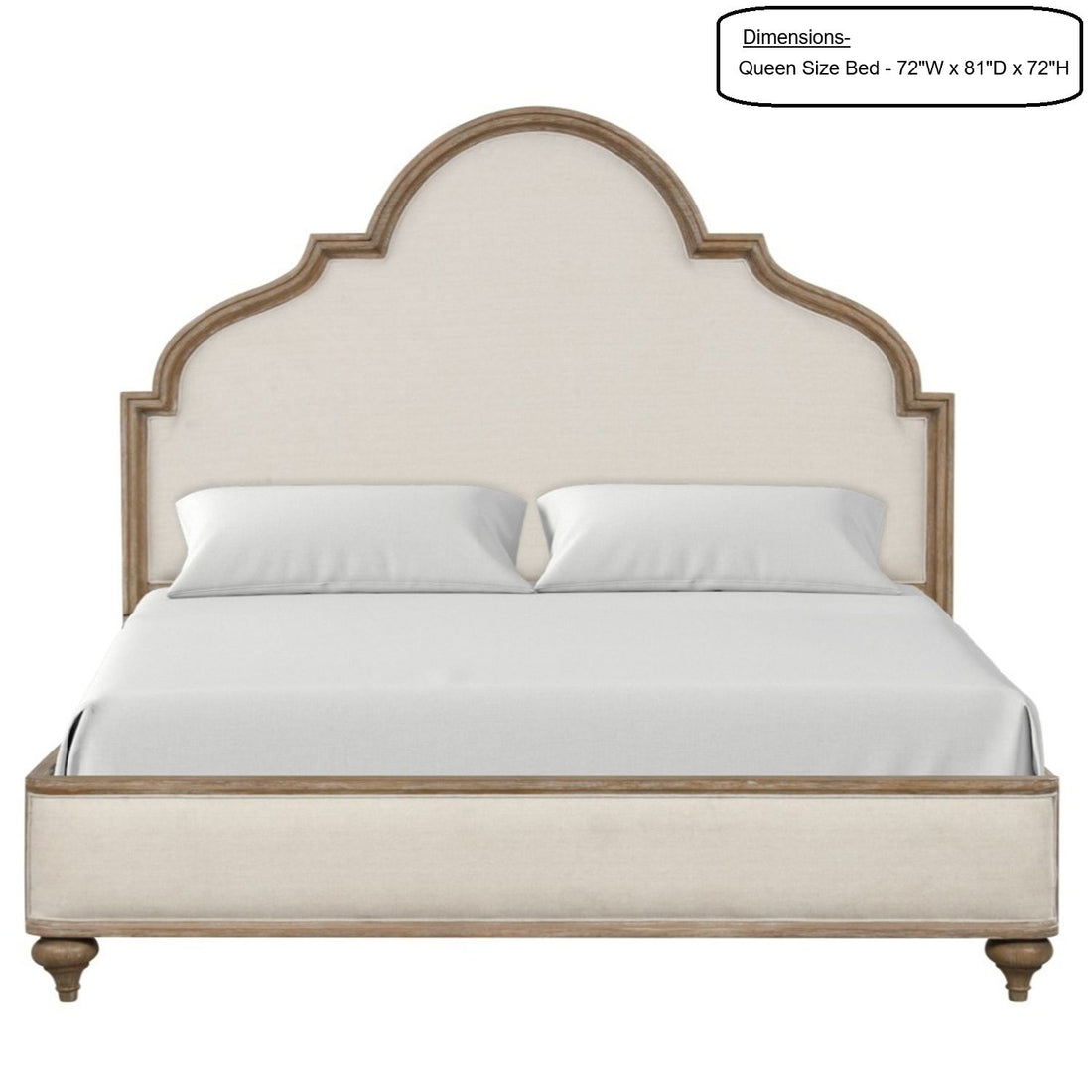 Gorgeous Classic Bed With Upholstered Bedframe