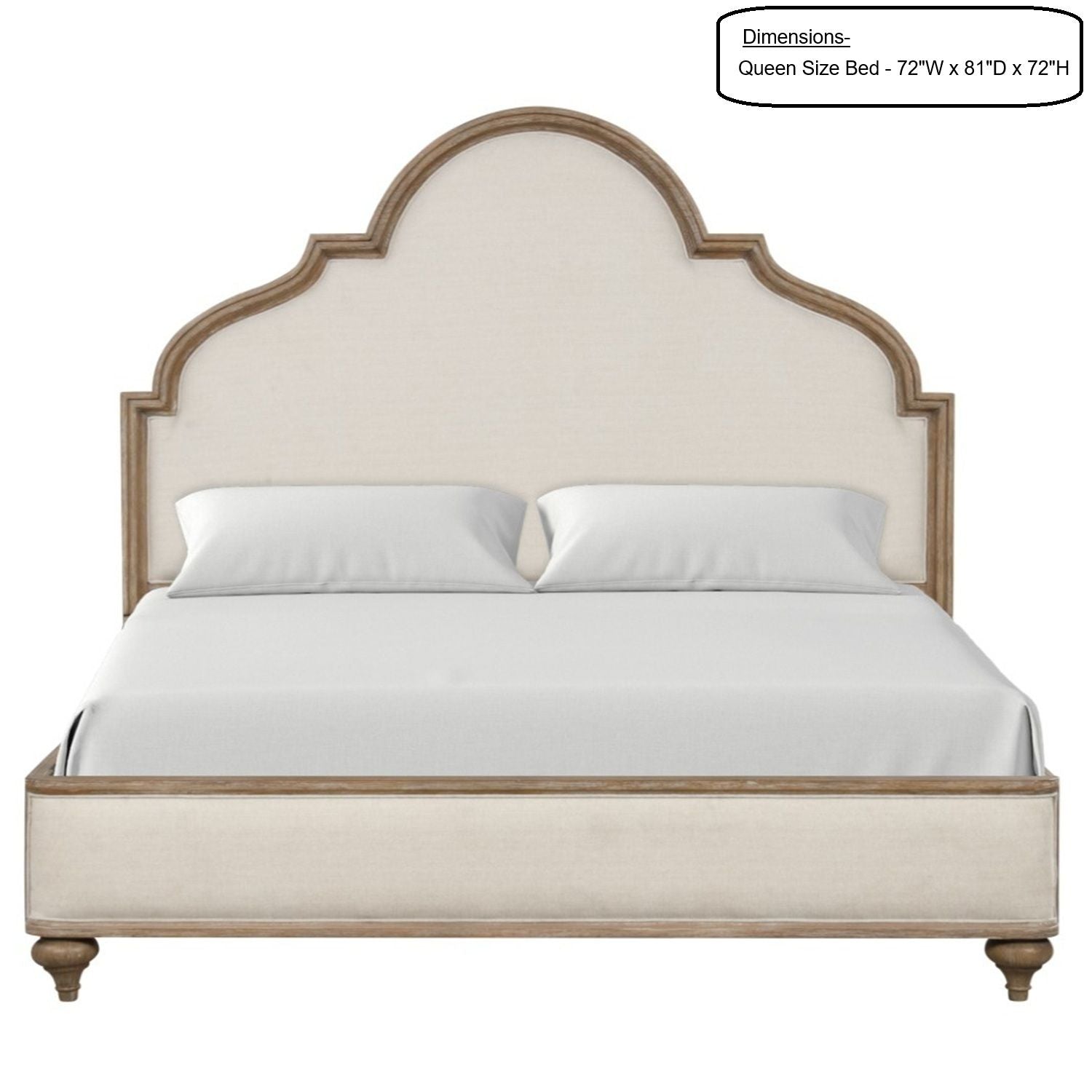 Gorgeous Classic Bed With Upholstered Bedframe