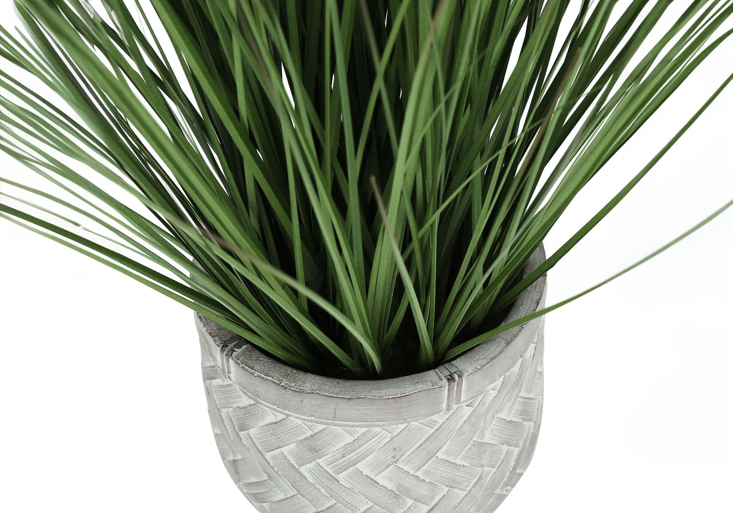 21&quot; Tall, Artificial Plant, Grass, Indoor, Faux, Fake, Table, Greenery, Potted, Real Touch, Decorative - Green / White