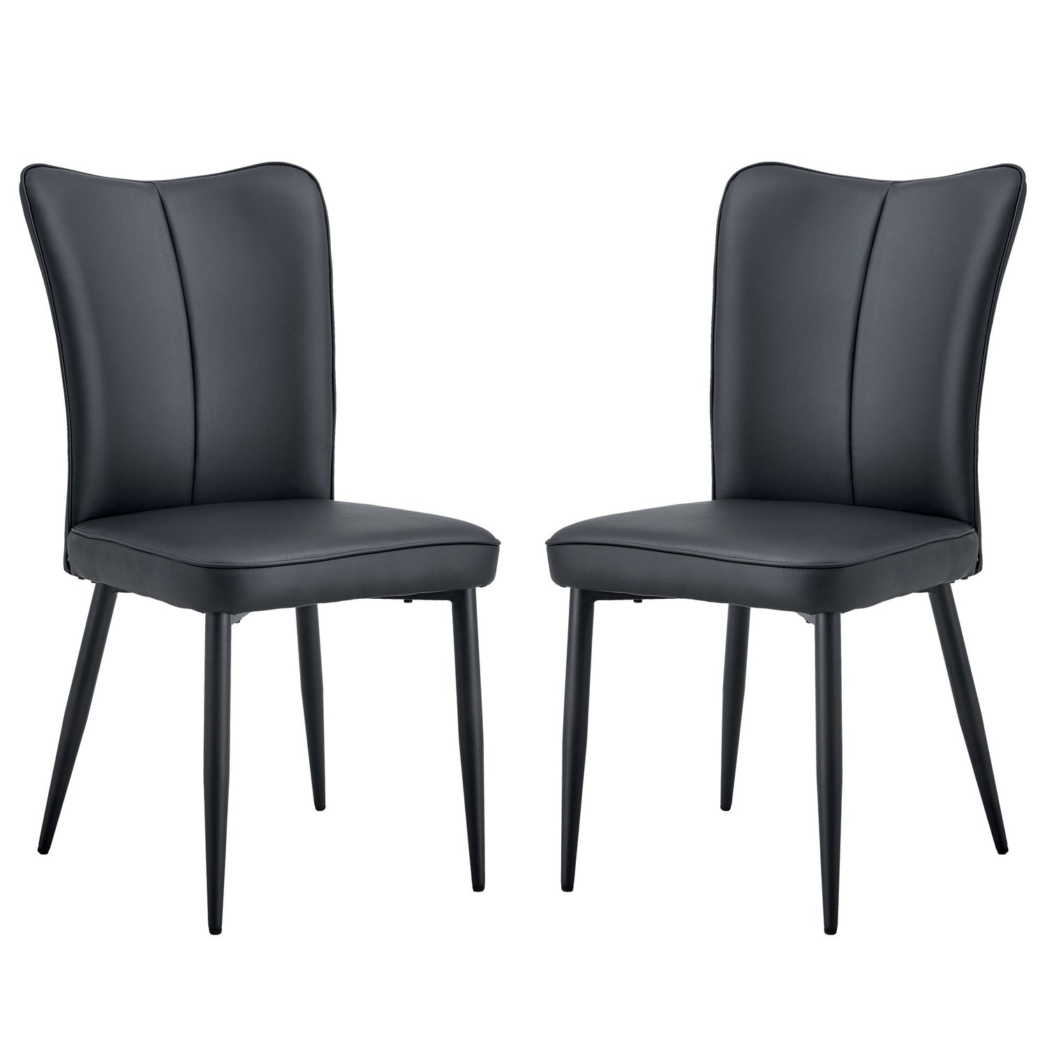 Modern Minimalist Dining Chairs (Set of 2)