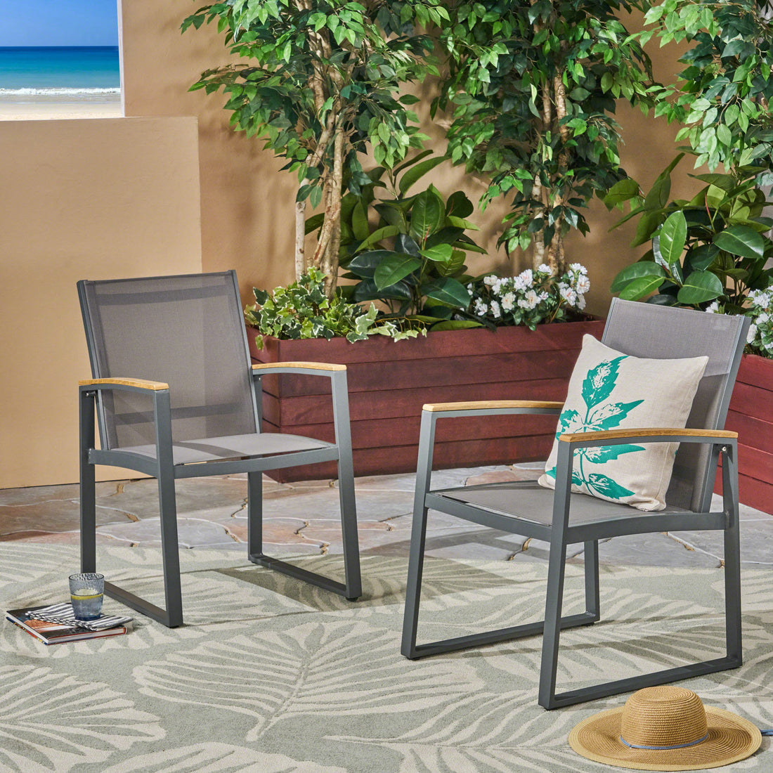 Avalos - 7 Piece Dining Set - Gray