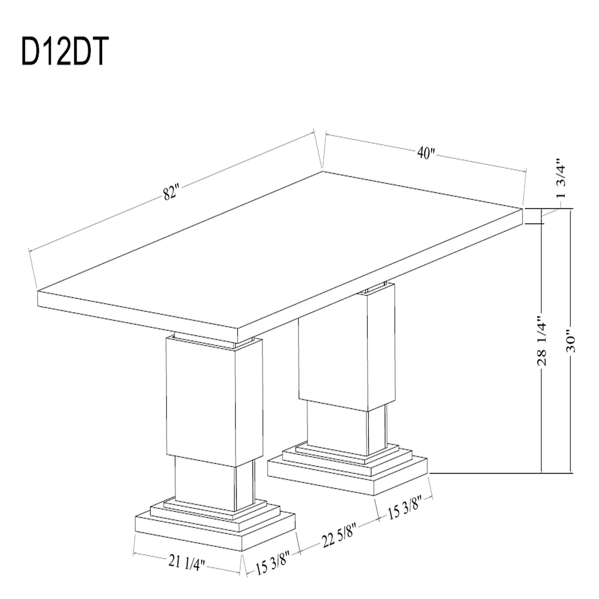 Stacey - Dining Table Set &amp; 4 Chairs