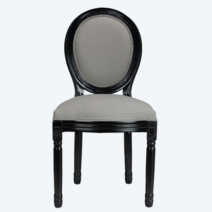Upholstered &amp; Round Back Dining Chairs (Set of 2)