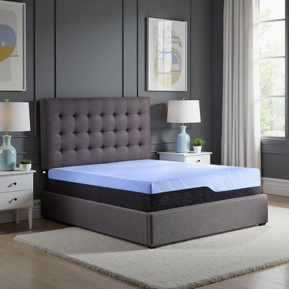Refresh - 12&quot; Hybrid Cooling Fast Responding Latex Foam And Coil Mattress
