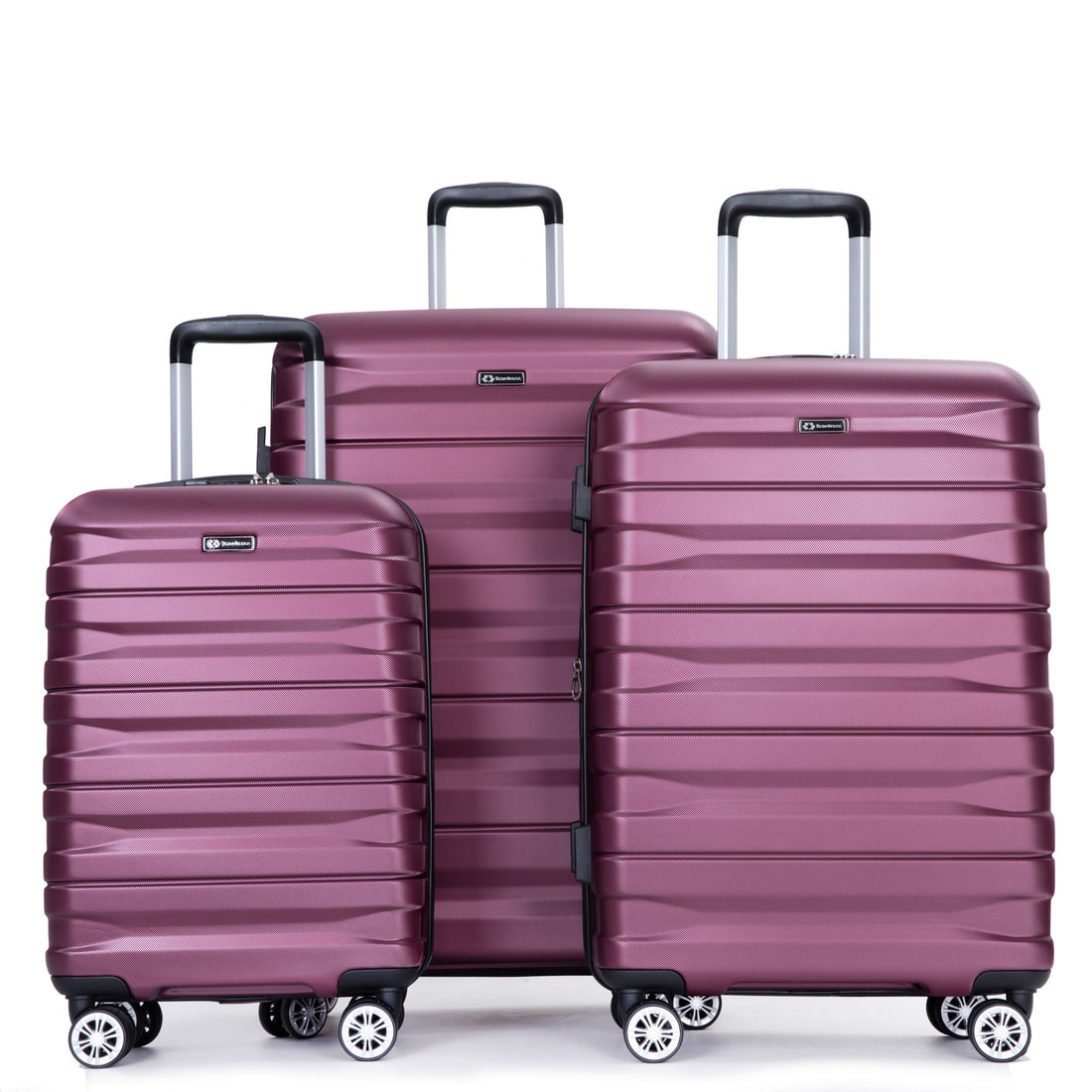 3 Piece Luggage Sets Lightweight &amp; Durable Expandable Suitcase With Two Hooks