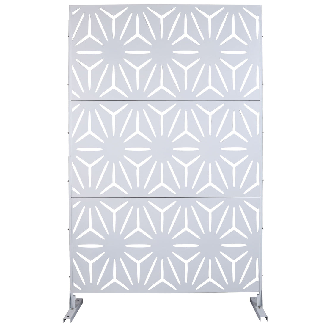 Outdoor &amp; Indoor Metal Privacy Screen, Freestanding Decorative Panels