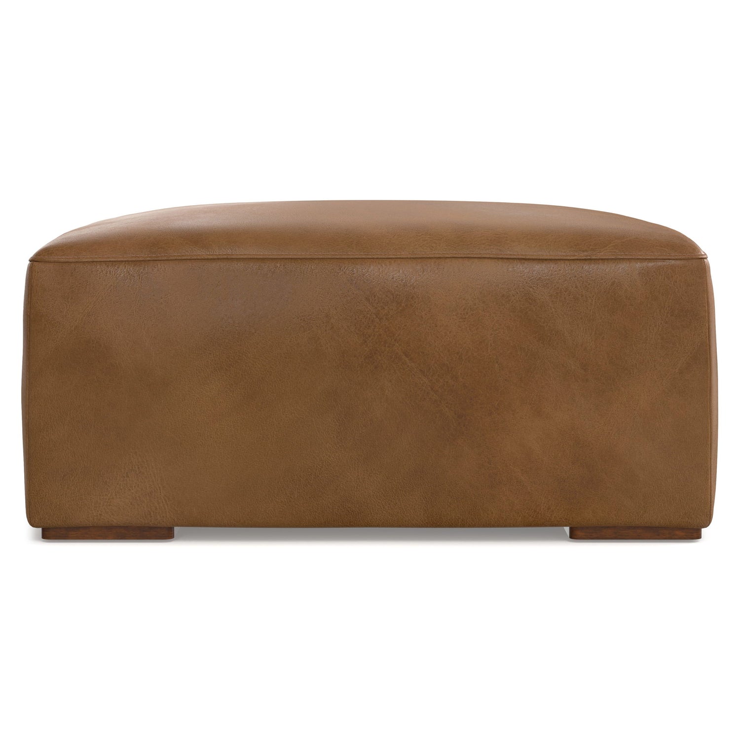 Rex - Ottoman - Caramel Brown