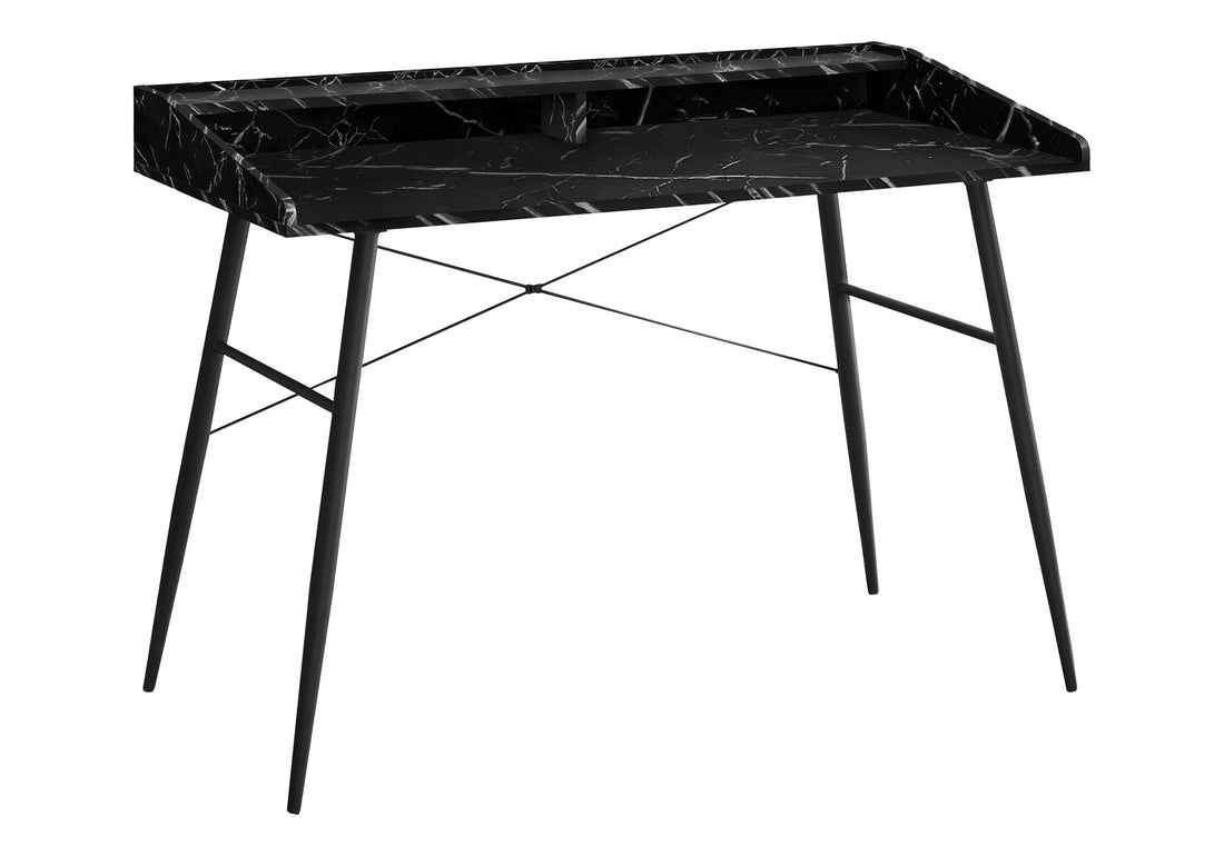 Computer Desk For Home Office, Laptop Storage Shelves, Contemporary &amp; Modern
