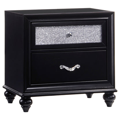 Wilton - 2 Drawer Nightstand - Black