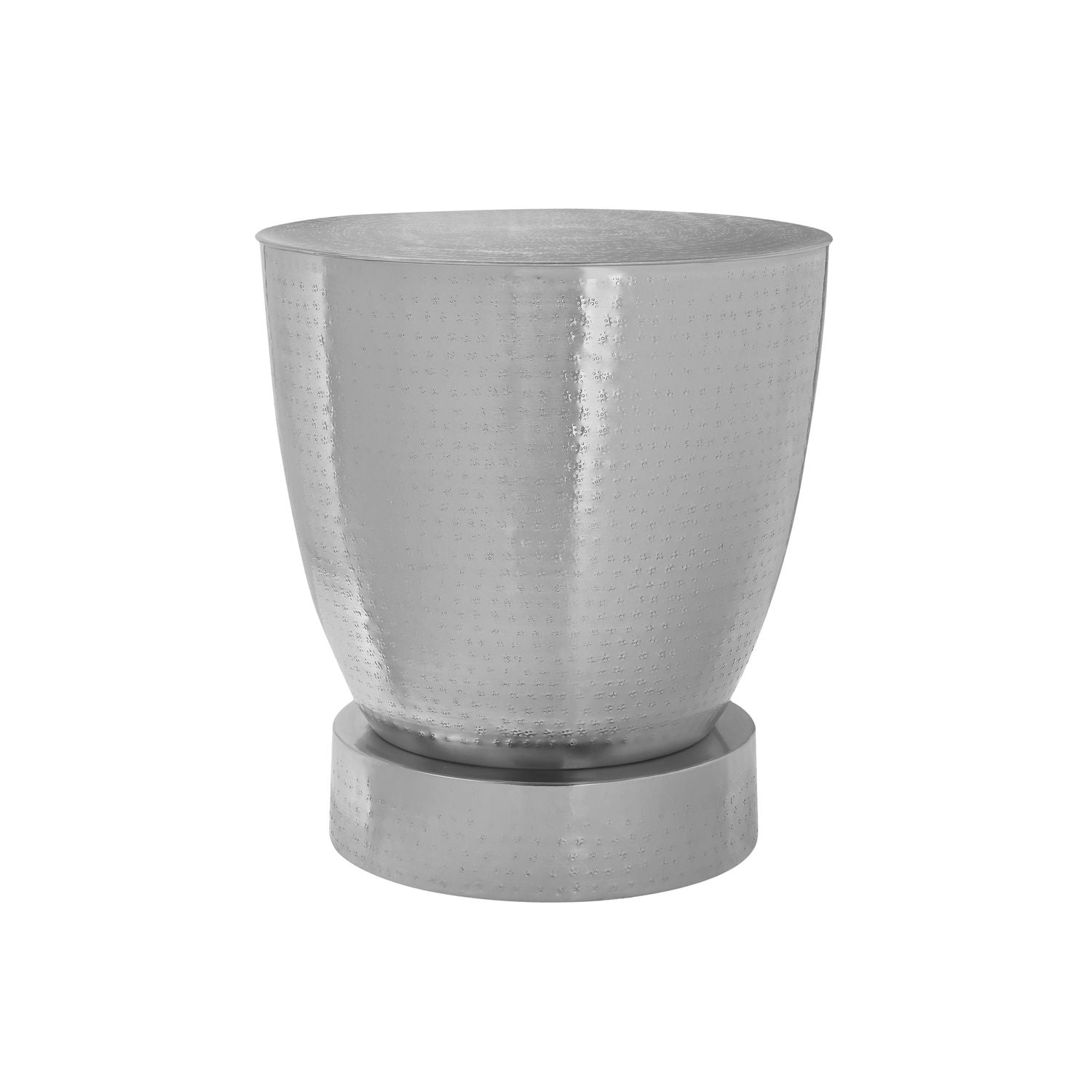 Drum Accent Side Table, Contemporary &amp; Modern Design