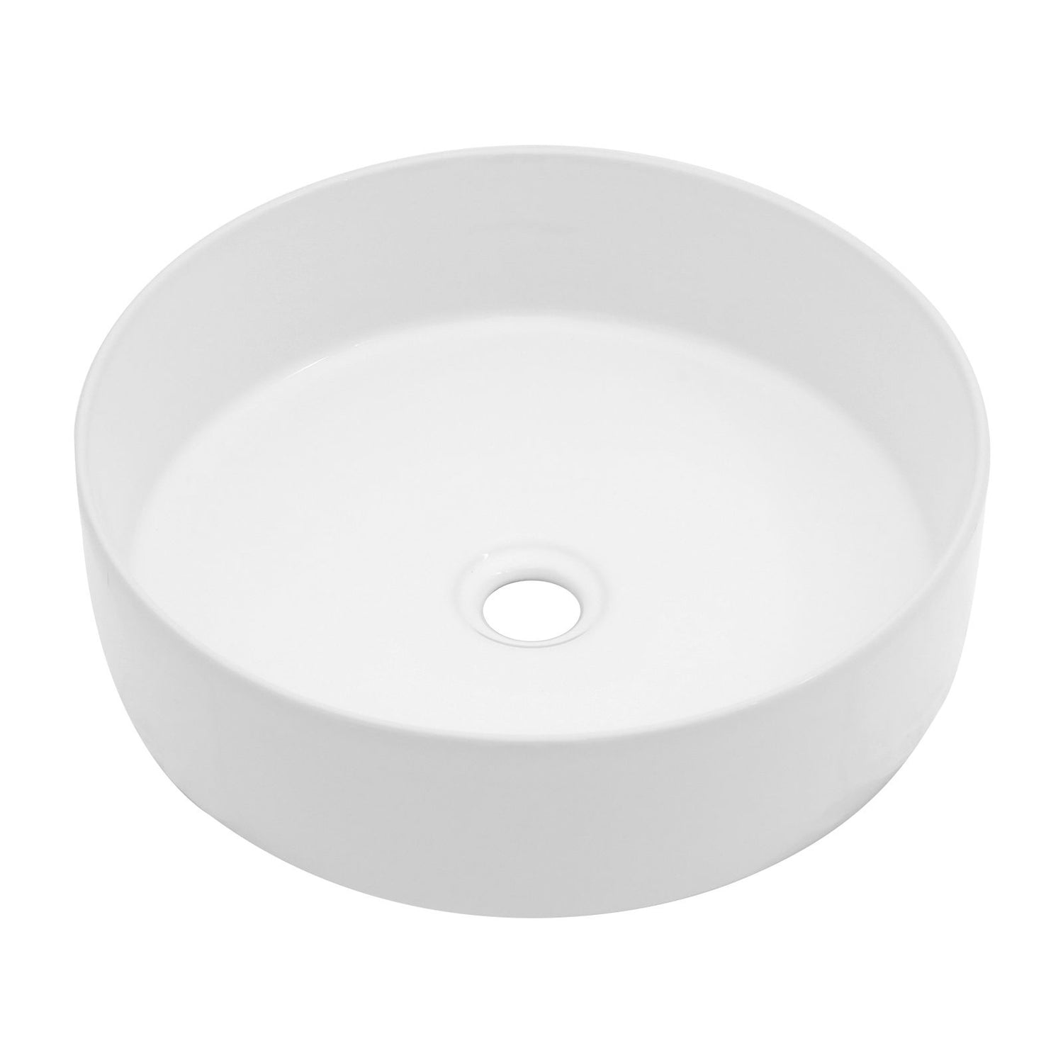 Elegant Ceramic Vessel Bathroom Sink With Stain Resistant Finish