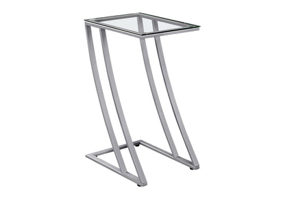 Accent Table, C - Shaped, Sturdy Construction, Contemporary &amp; Modern
