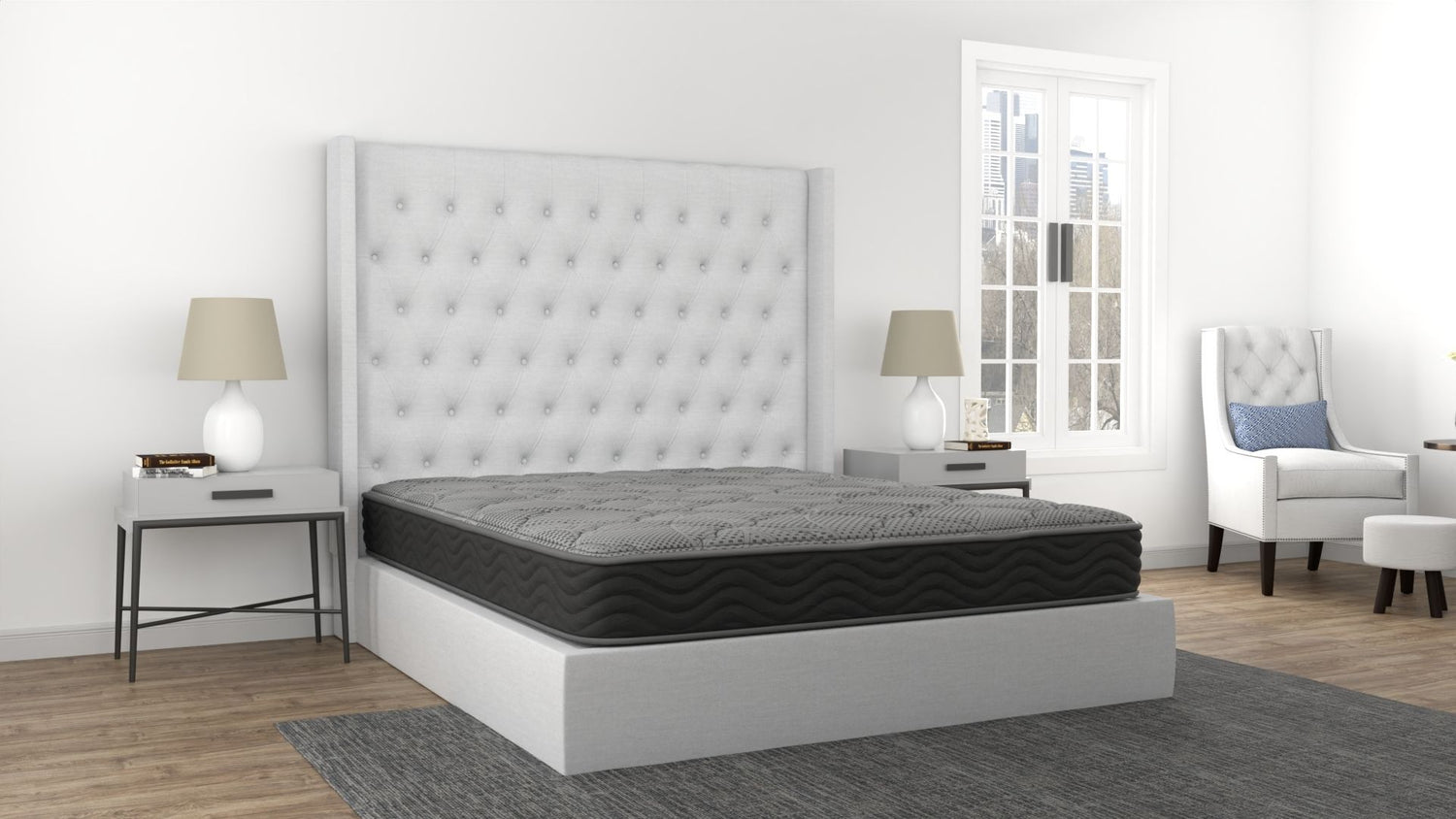 CS Hybrid - 12&quot; Pocket Coil Mattress