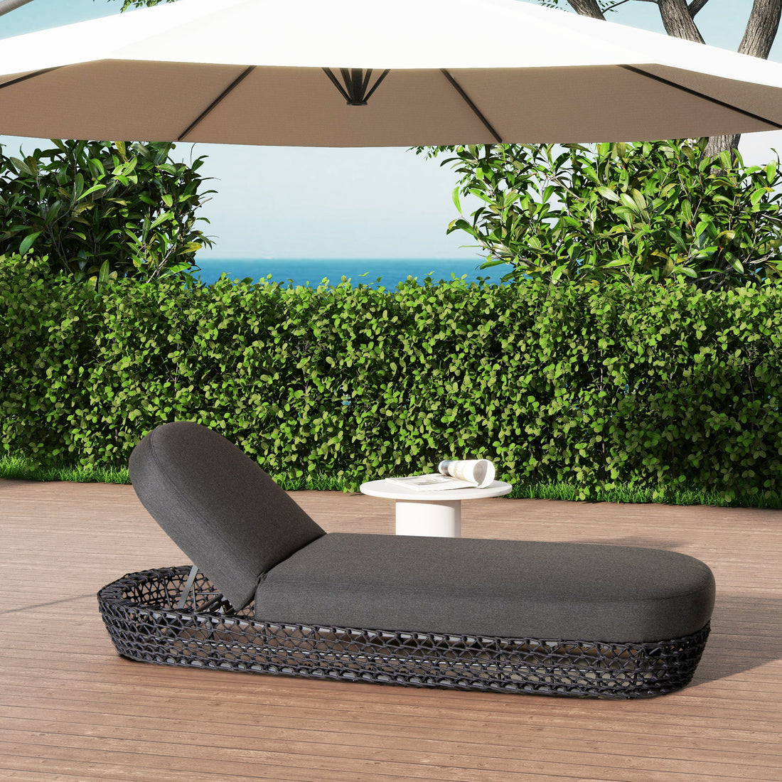 Willow - Sunbrella Upholstered Patio Lounger