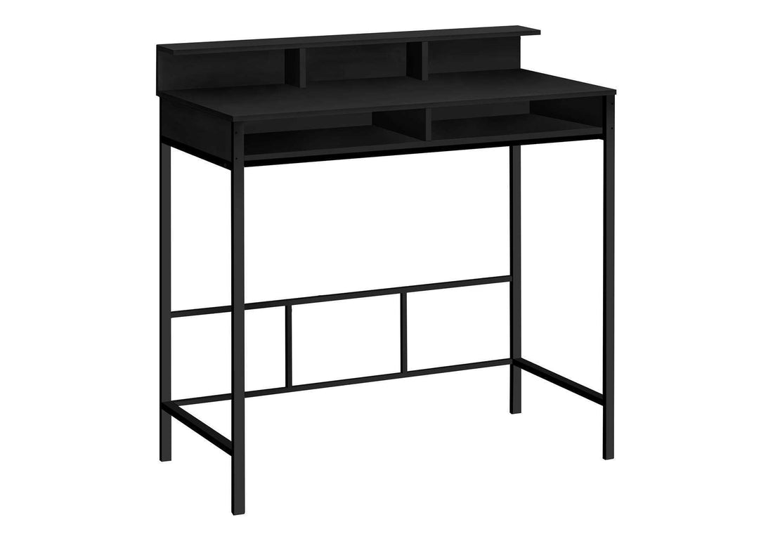 Computer Desk For Home Office, Standing, Storage Shelves, Laptop, Contemporary &amp; Modern