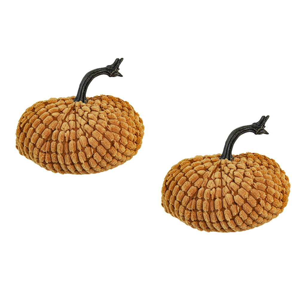 Chenille Weighted Pumpkin Ornament Decor For Holiday Harvest Festival Fall Festival &amp; Thanksgiving