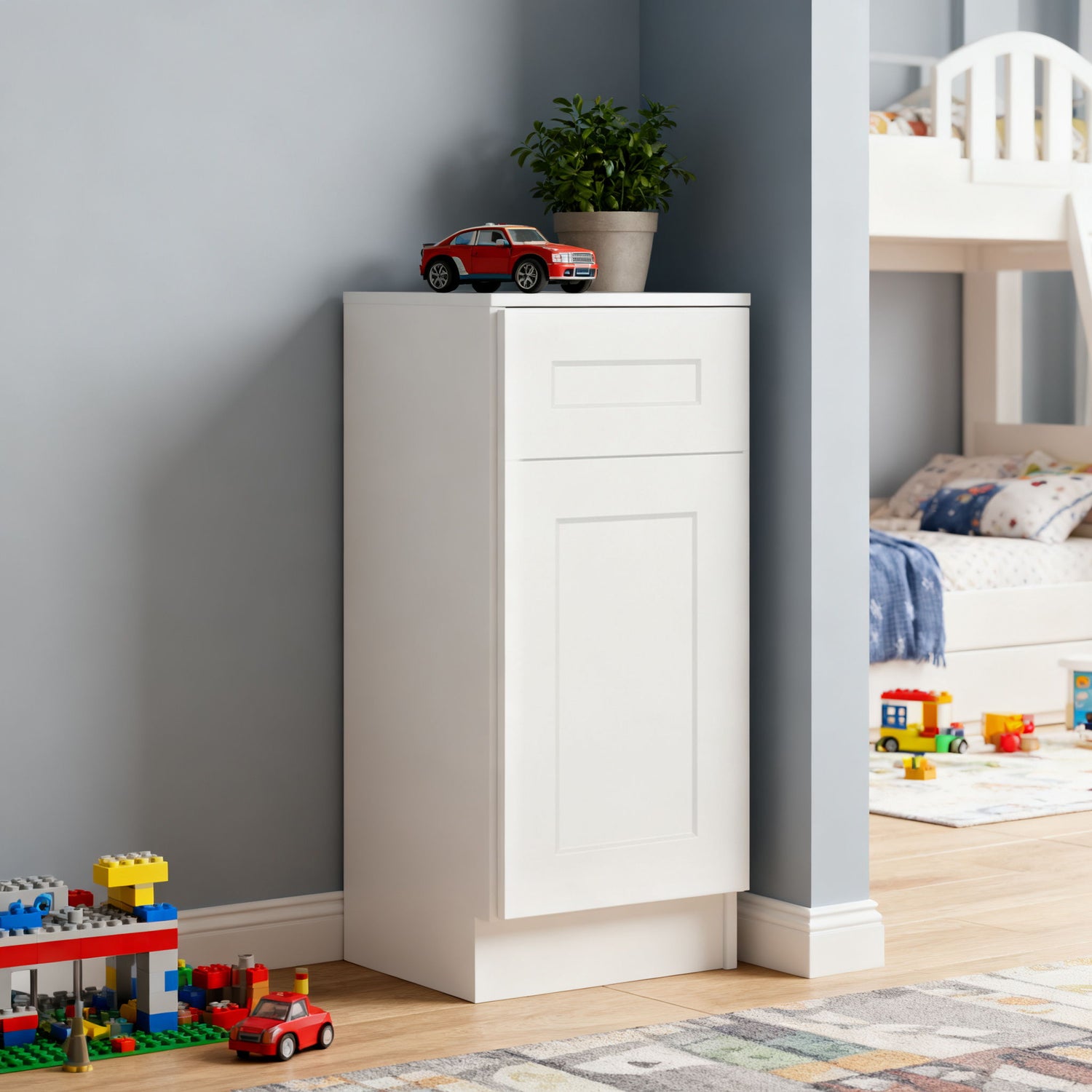 Shaker Base Cabinet &amp; Soft-Close Door And Drawer