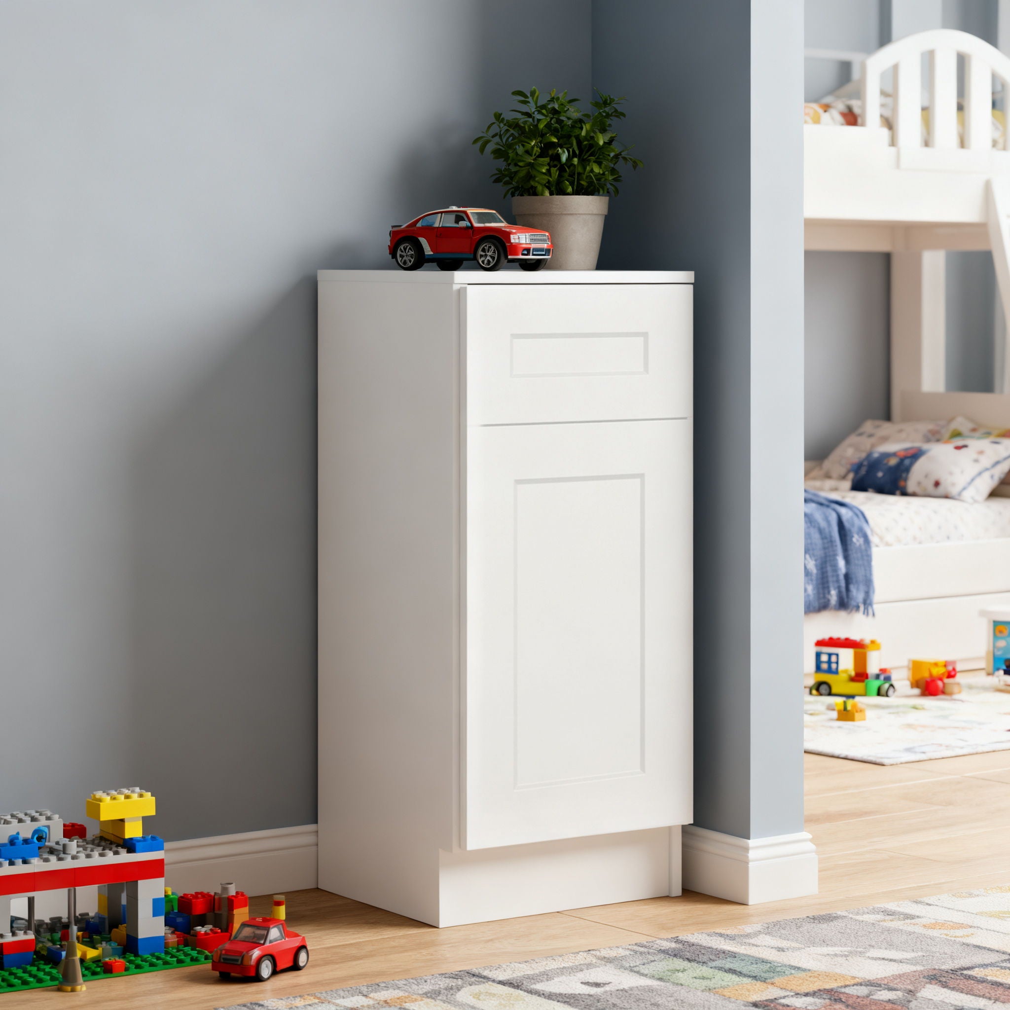 Shaker Base Cabinet &amp; Soft-Close Door And Drawer