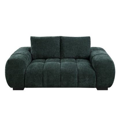 Ferrand - 2 Pieces Green Living Room Sofa &amp; Loveseat Set - Green