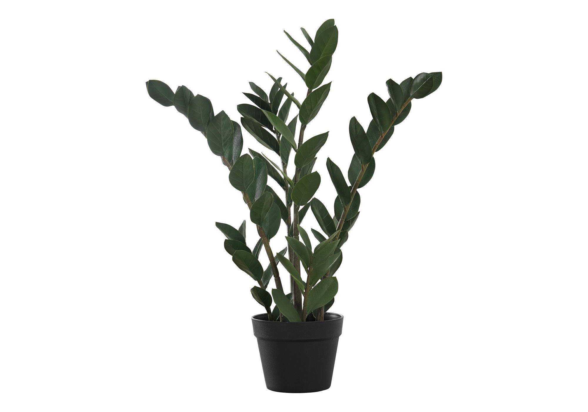 29&quot; Tall, Artificial Plant, Zz Tree, Indoor, Faux, Fake, Floor, Greenery, Potted, Real Touch, Decorative - Green / Black