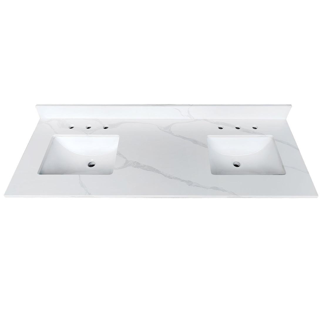 Bathroom Vanity Top With Undermount Sink, 3 Pre Drilled Holes