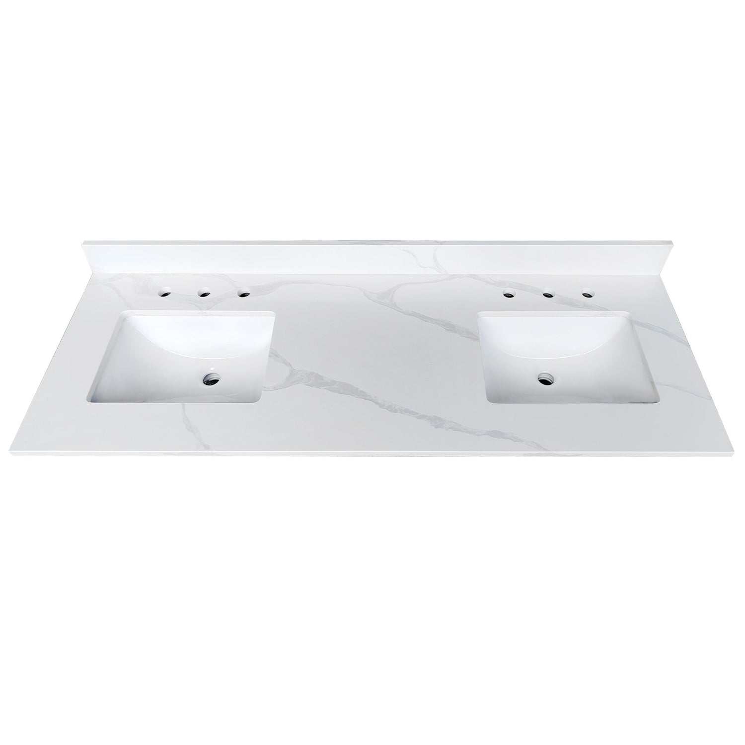 Bathroom Vanity Top With Undermount Sink, 3 Pre Drilled Holes