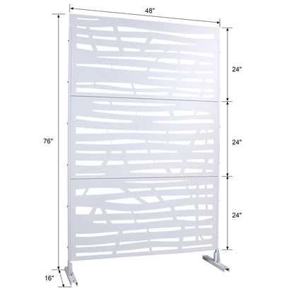 Outdoor &amp; Indoor Privacy Screen Metal Privacy Screen