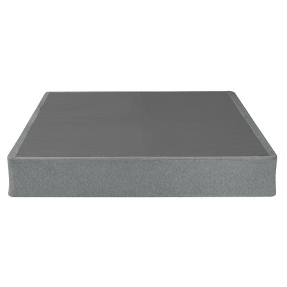 Foldable 9&quot; Twin Size Metal Mattress Box Spring Foundation Bedroom Furniture Bed Base - Gray