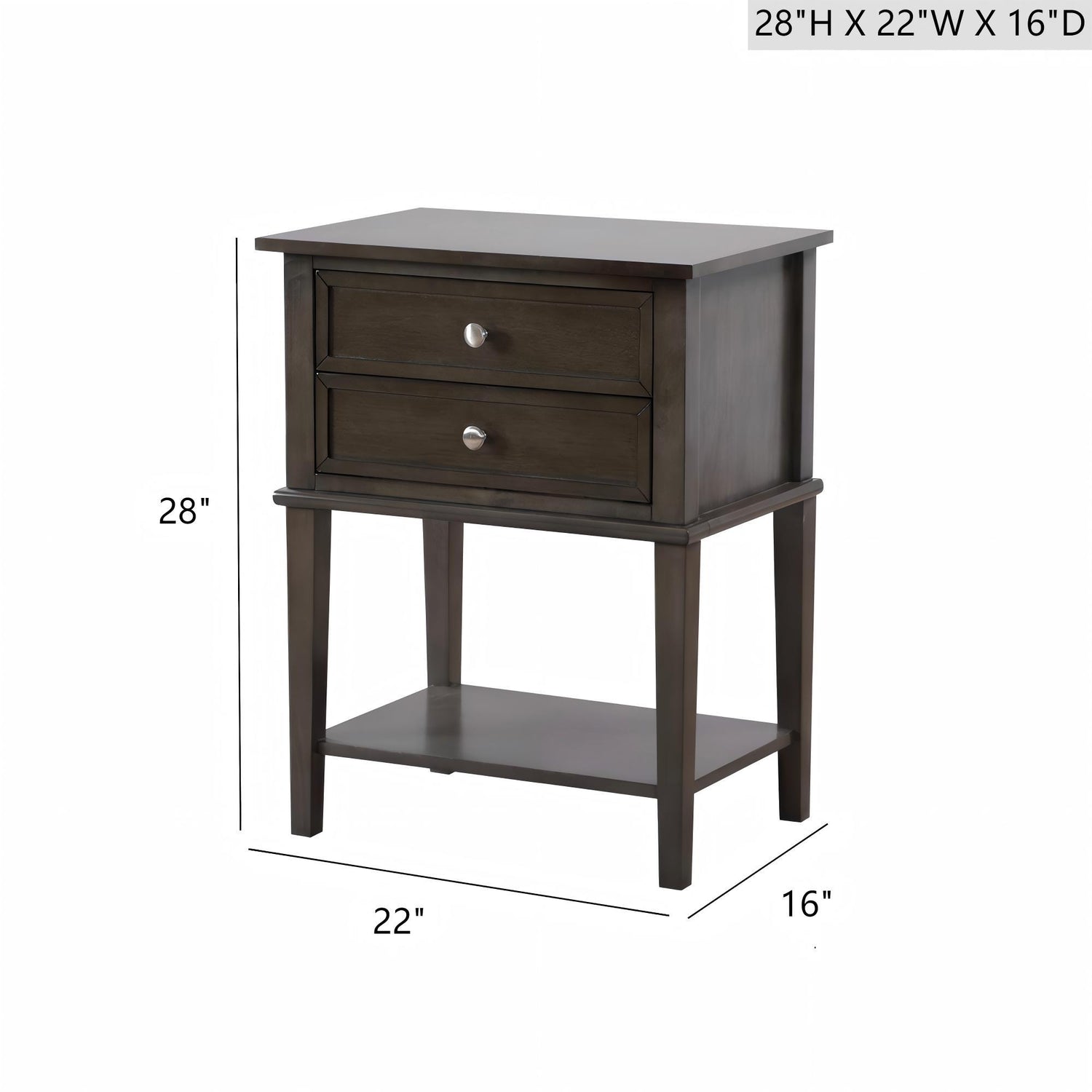 Vibrant Contemporary Nightstand